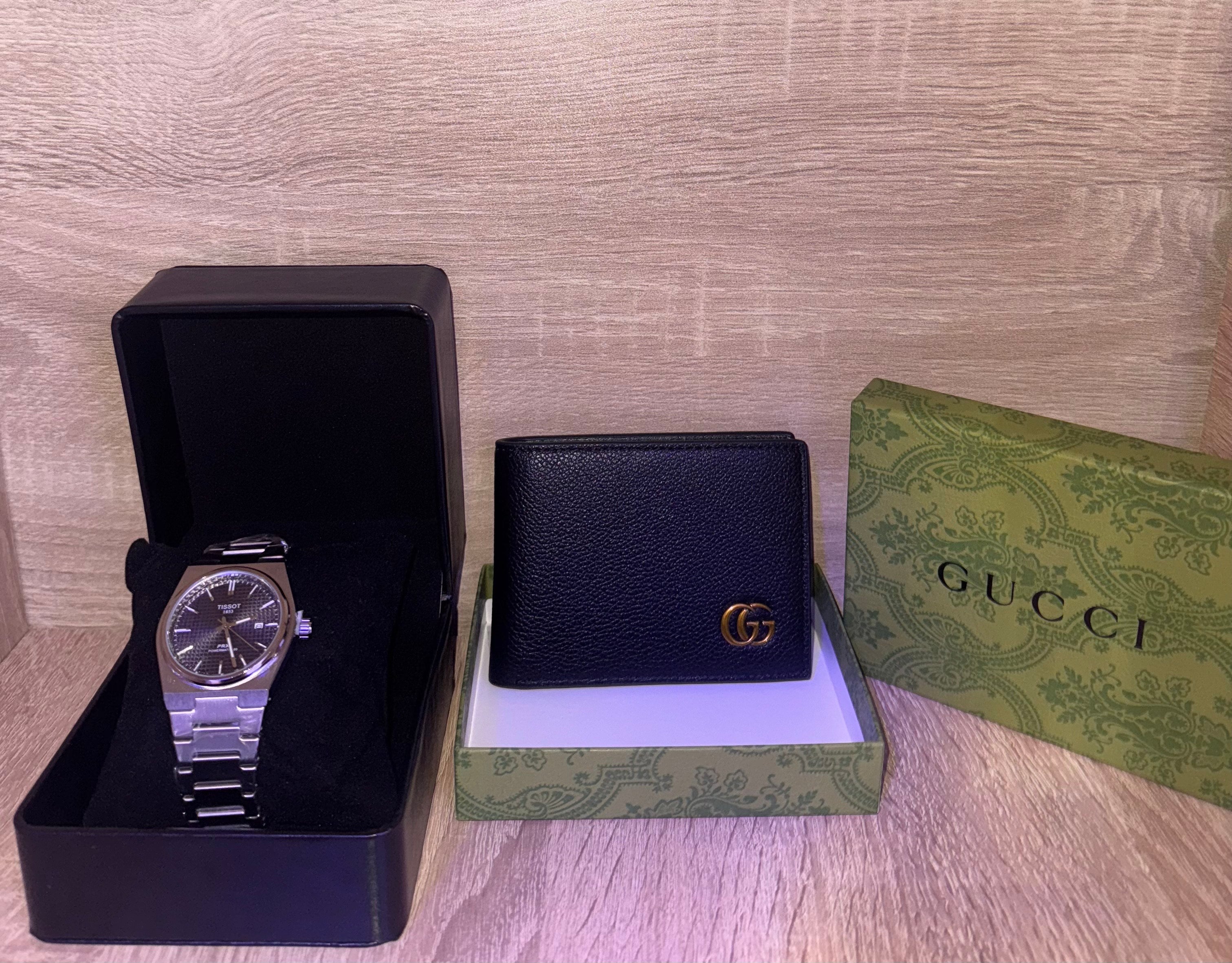 PACK TISSOT + PORTMONNAIE GUCCI