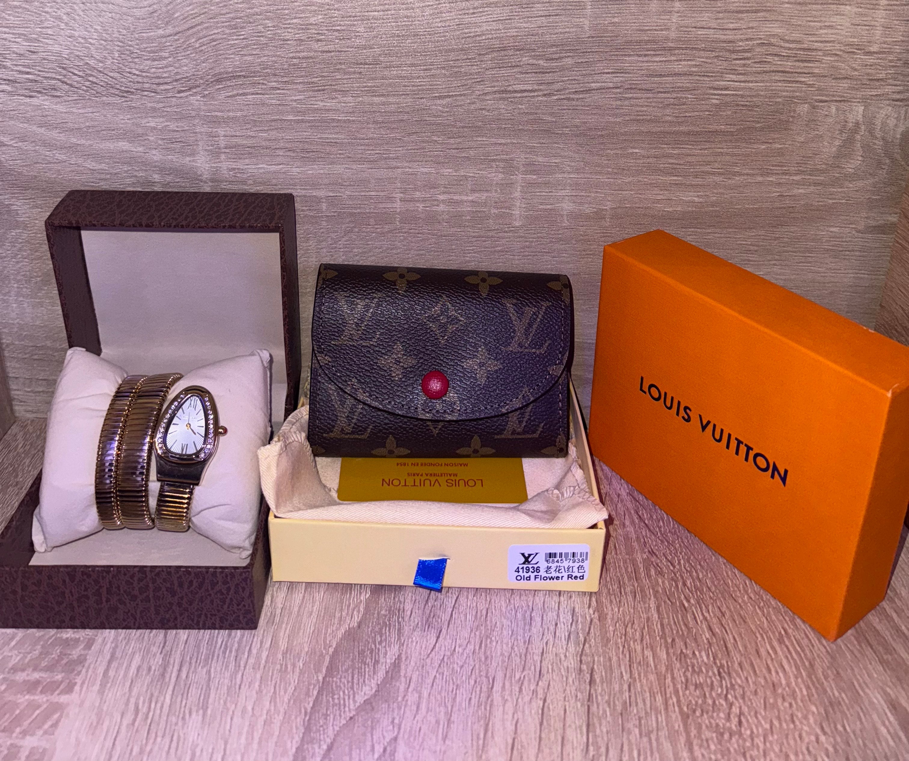 PACK BVLGARI + PORTEMONNAIE LV